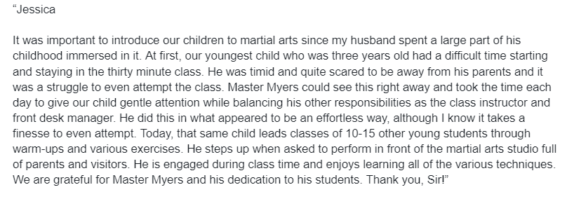 Martial Arts Classes for Teens